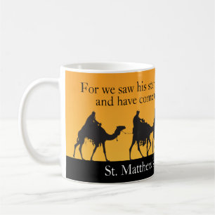 Customizable Three Wise Men Religious Christmas Coffee Mug