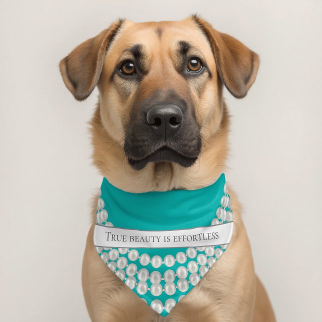 Customizable Tiffany Inspired Dog Bandana  Pet Bandana Collar (Dog 2)