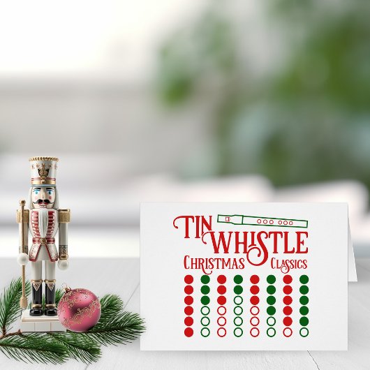 CUSTOMIZABLE Tin Whistle Christmas Classics Cards