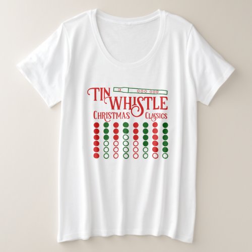 CUSTOMIZABLE Tin Whistle Christmas Classics Plus Size T_Shirt