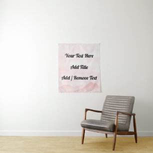 Customizable Title, Name (50" x 60") Tapestry