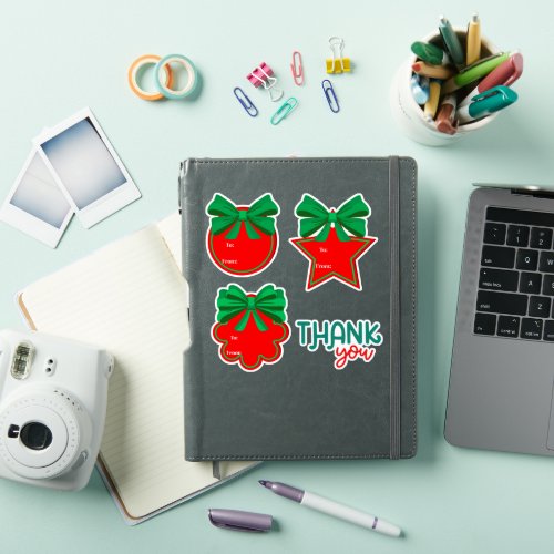 Customizable To  From Christmas Sticker Pack