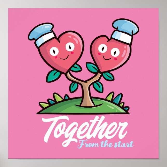 Customizable Together from the start Poster (Front)
