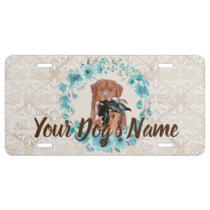 Customizable Toller Kennel Name Plate