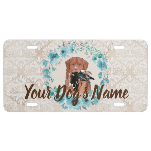 Customizable Toller Kennel Name Plate