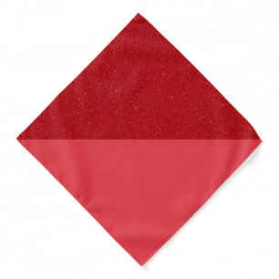 Customizable Tomato Red Noise Bottom Bandana
