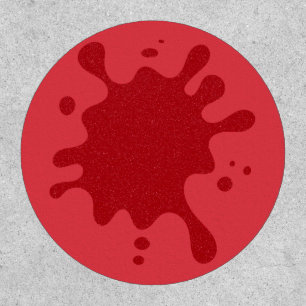 Customizable Tomato Red on Tomato Red Patch