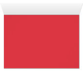 Customizable Tomato Red Splash White Card (Inside Horizontal (Bottom))
