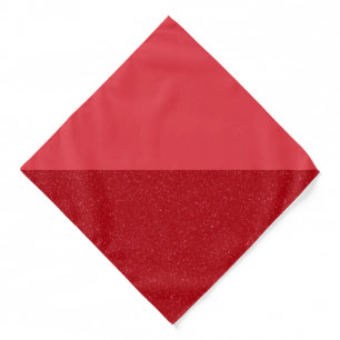 Customizable Tomato Red Split Bandana