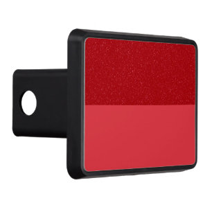 Customizable Tomato Red Split Trailer Hitch Cover