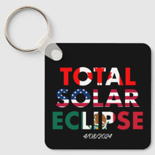 Customizable Total Solar Eclipse Keychain