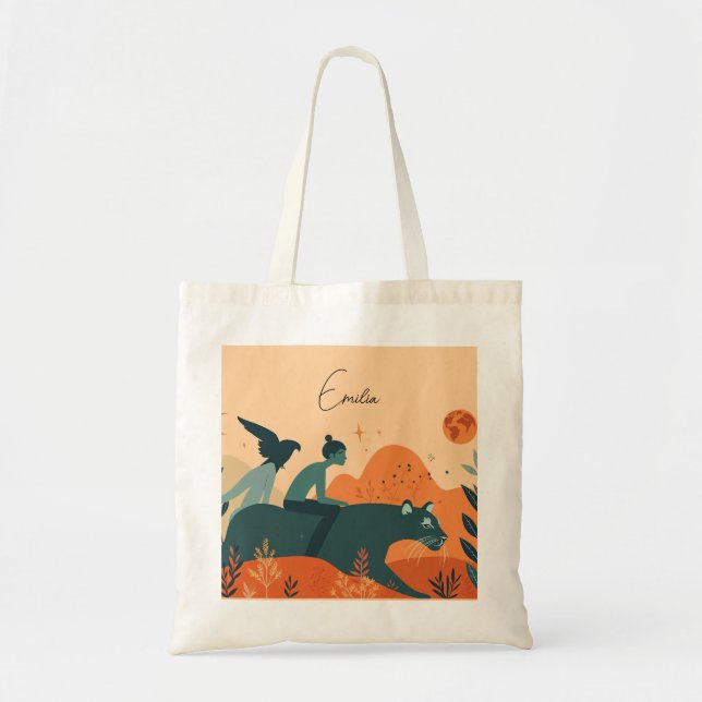 Customizable Tote Bag – Add Your Name or Message (Front)