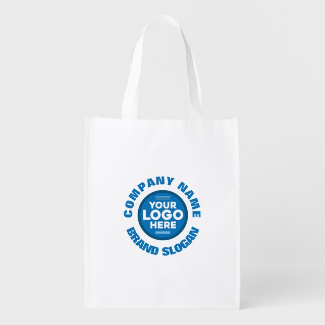 Customizable Tote Bag with Company Name & Logo (Front)