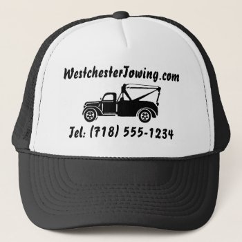 Customizable Tow Truck Hat by DGSkater22 at Zazzle