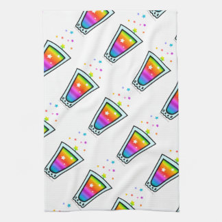 Customizable TOWELS - RAINBOW SHOT GLASS