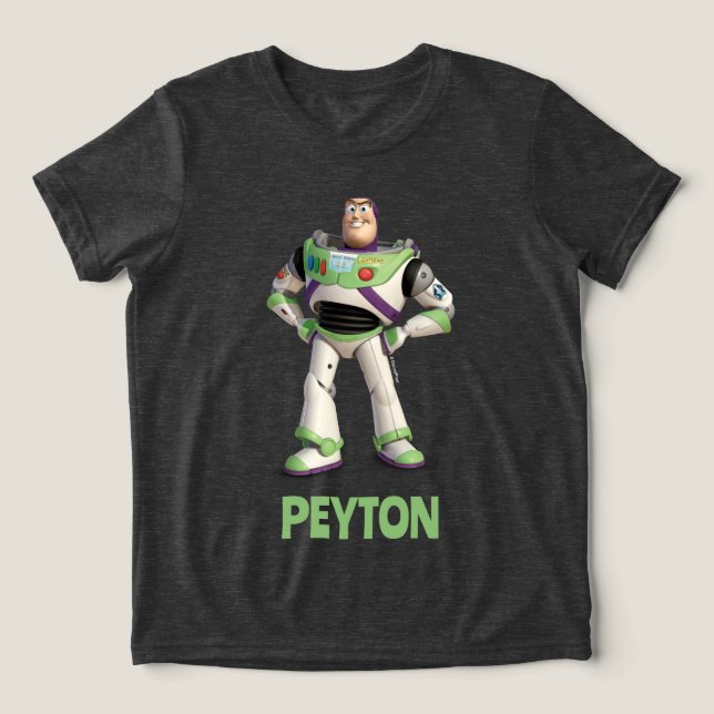 Customizable Toy Story's Buzz Lightyear Tri-Blend Shirt (Design Front)