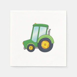Customizable Tractor Napkins