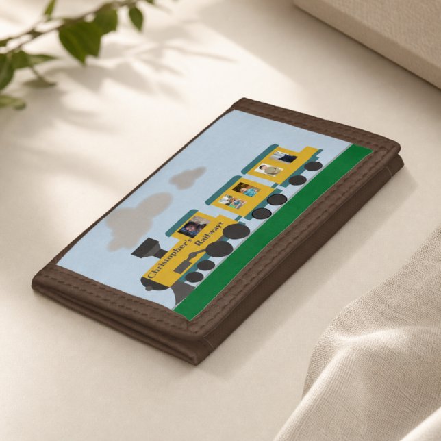 Customizable Train Tri-fold Wallet (Creator Uploaded)