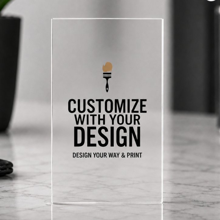 Customizable Transparent Blank Company Clear Business Cards