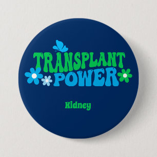 Customizable Transplant Power Retro Design Button