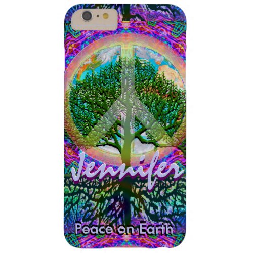 Customizable Tree of Life Peace Barely There iPhone 6 Plus Case