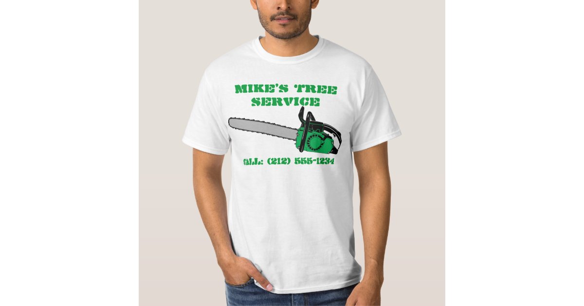 CUSTOMIZABLE Tree Service TShirts Zazzle