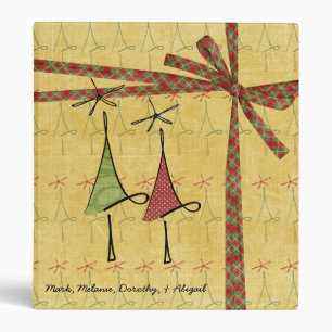 Customizable Trees Holiday Photo Binder