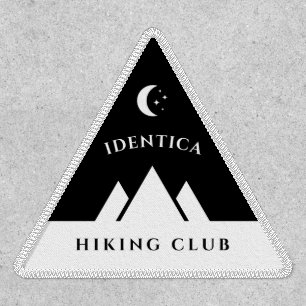 customizable tri moon mountains triangle patch