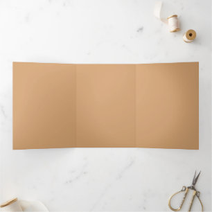 Customizable Trifold Invitation - Warm Sand