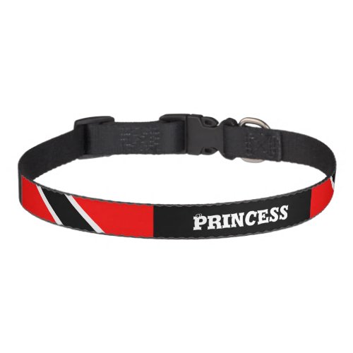 Customizable Trinidad  Tobago Pet Collar