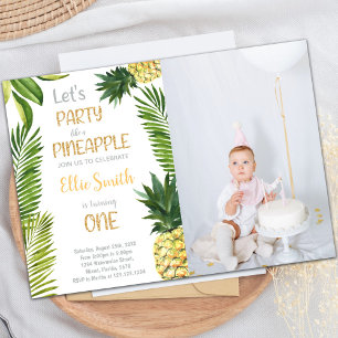 Customizable Tropical Party Invitations for Kids