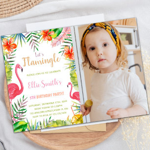 Customizable Tropical Party Invitations for Kids