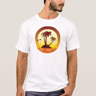 Customizable Tropical T-Shirt