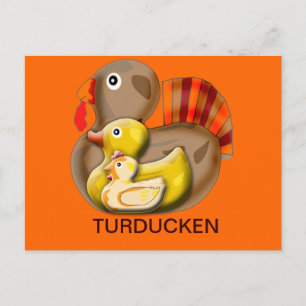 Customizable Turducken Design Postcard