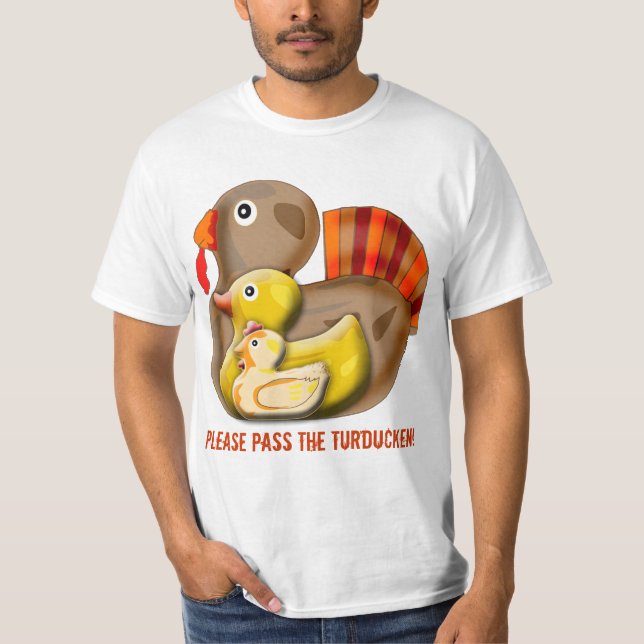 Customizable Turducken Design T-Shirt (Front)