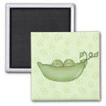 Customizable Two Peas In A Pod Magnet at Zazzle