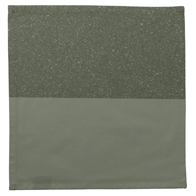 Customizable Two-Tone Cocktail Napkin – Noise Top (Front)