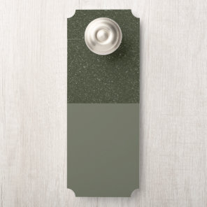 Customizable Two-Tone Green Door Hanger