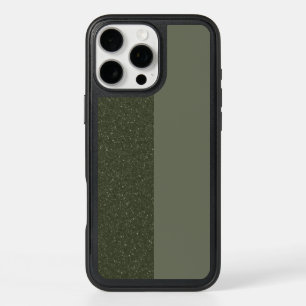Customizable Two-Tone Green iPhone Case