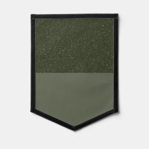 Customizable Two-Tone Moss Green Pennant