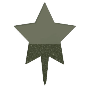 Customizable Two-Tone Star Cake Topper