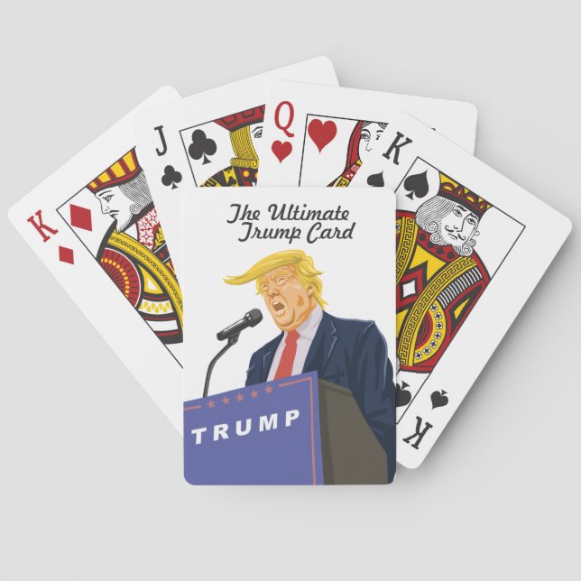 Customizable Ultimate Trump Card President Trump (Back)