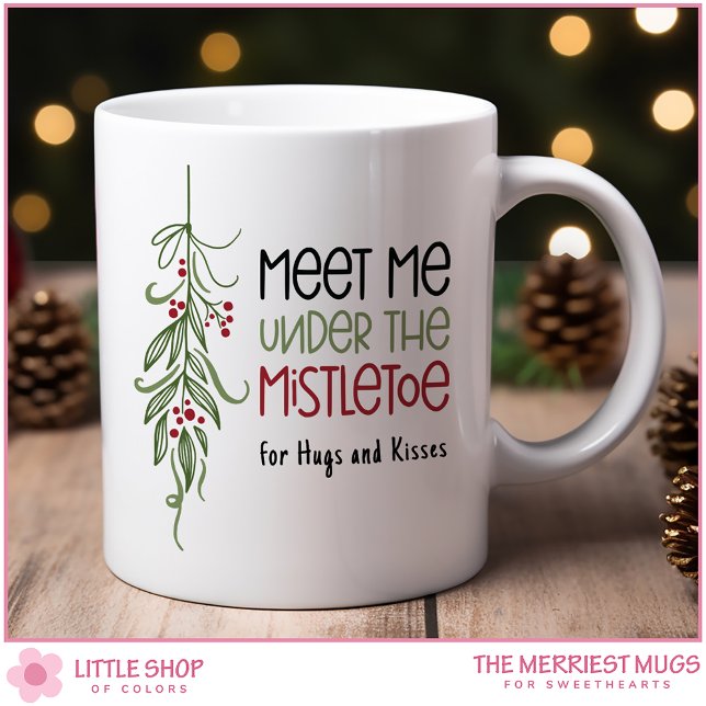 Customizable Under the Mistletoe Christmas Coffee Mug (Creator Uploaded)