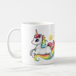 Customizable Unicorn and Rainbow Mug
