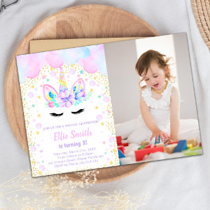 Customizable Unicorn Invite