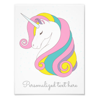 Customizable Unicorn Print