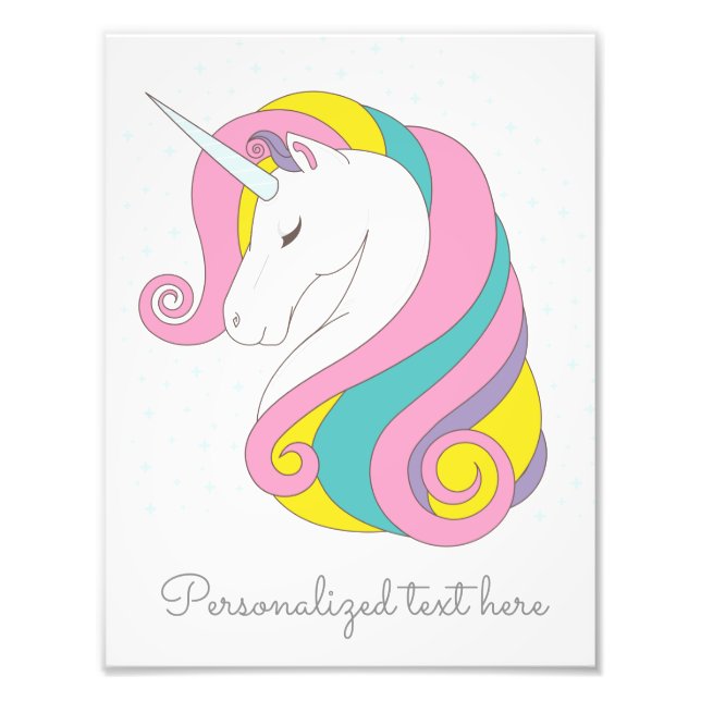 Customizable Unicorn Print (Front)
