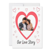 Customizable Valentine’s Day Card – Our Love Story