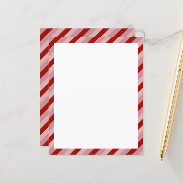 Customizable Valentine Stripes (Front/Back In Situ)