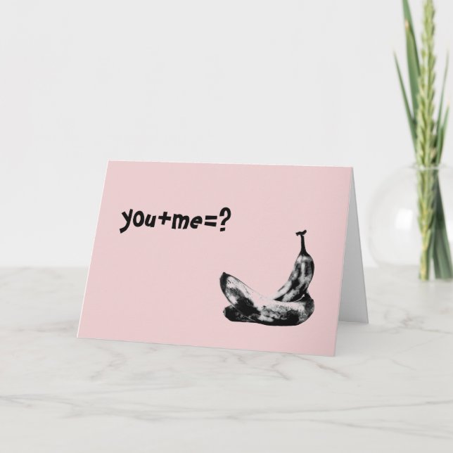 Customizable Valentines Day Card Arty Funny Unique (Front)